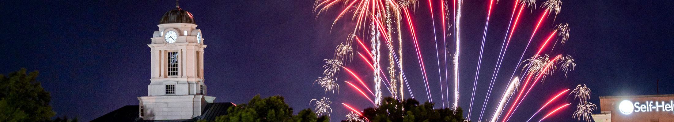 Fireworks Downtown Greenville