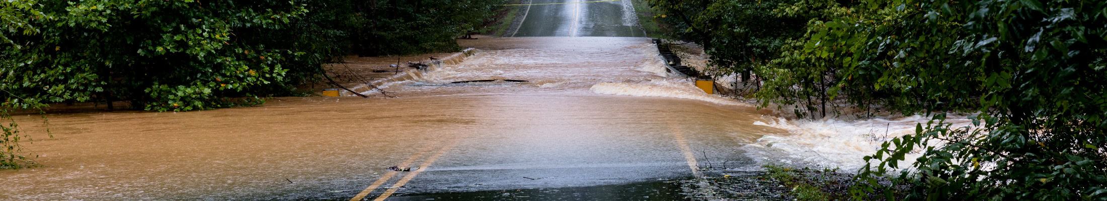Flooded Road Danger