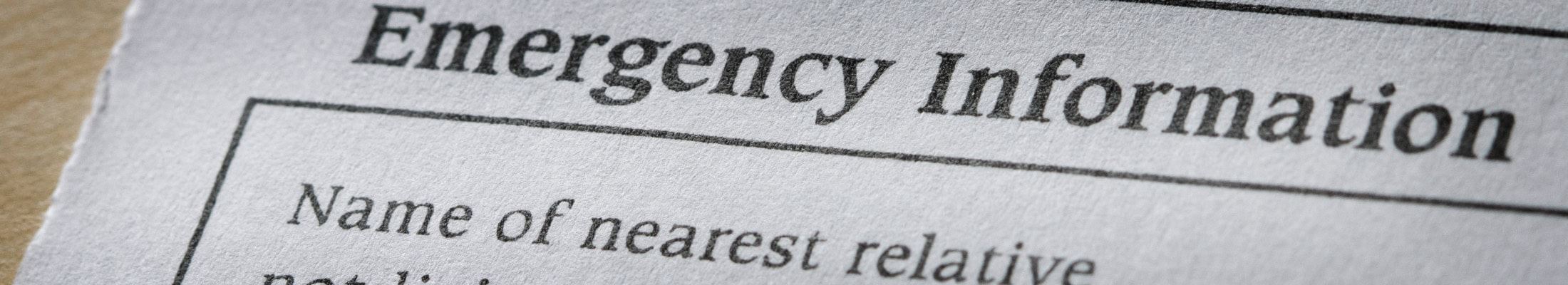 Emergency Information