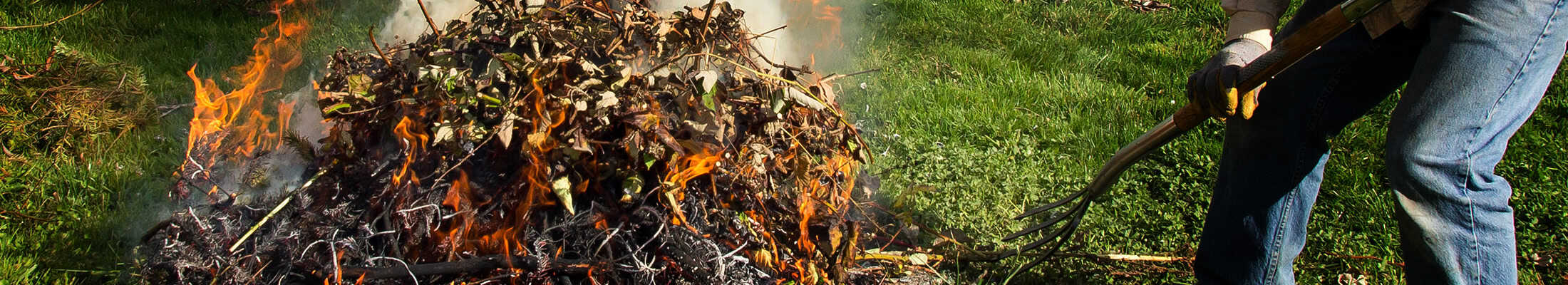 brush burning