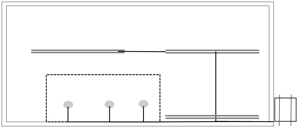 mobile food unit lighting layout example